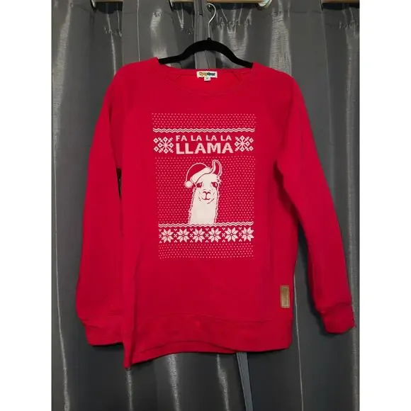 Ugly Christmas Sweatshirt Sweater Xmas Size Large Tipsy Elves - Picture 1 of 3